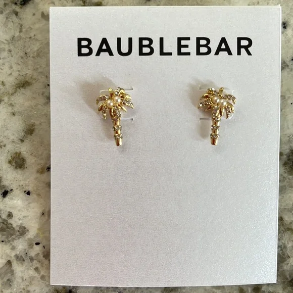 BaubleBar Jewelry Baublebar Palm Tree Earrings Poshmark
